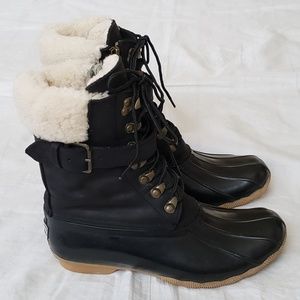 Sperry Topsider Australian Sheep Fur Lined Boots